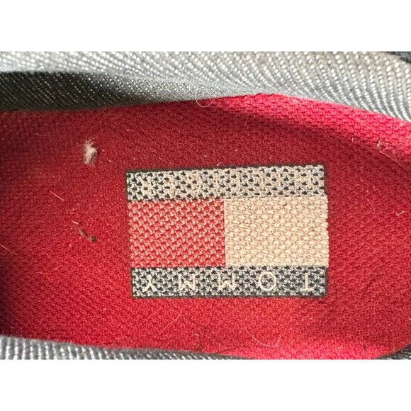 Tommy Hilfiger Shoe mens 10.5M Black Leather Slip On Sneaker Low Back - Picture 4 of 16